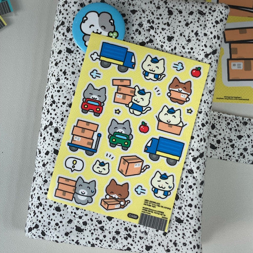 [Heeheeclub] Cat's Delivery Service Sticker Sheet