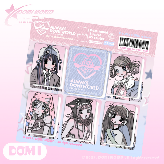 [Domi World] Pastel ID Photo Sticker