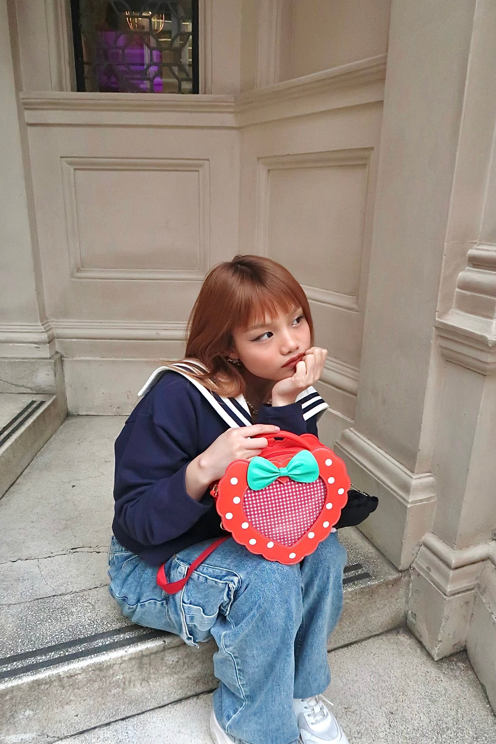 Mini Strawberry Heart Ita Bag – It's Deco Day