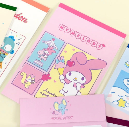 [Sanrio Korea] My Melody Penpal Letter Envelope Set