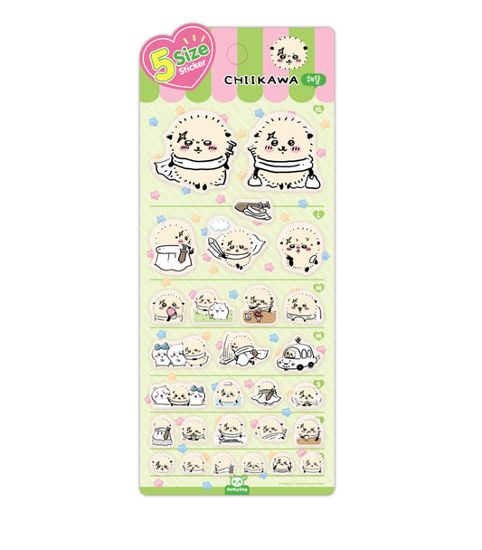 [Chiikawa] Rakko 5 Size Sticker Sheet