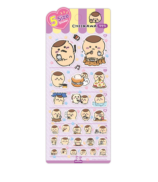 [Chiikawa] Kurimanju 5 Size Sticker Sheet