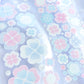 [borahstudio] Clover Buttons Deco Sticker (Blue Pink)