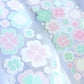 [borahstudio] Clover Buttons Deco Sticker (Green Pink)
