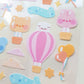 [My Mousse] Hot Air Balloon Deco Sticker Sheet