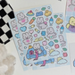 [Heeheeclub] Fluffy Little Bunny Sticker Sheet