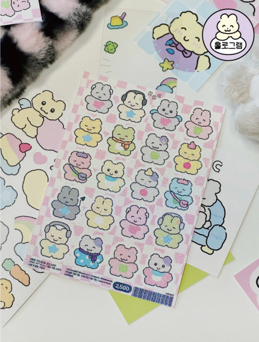[Heeheeclub] Kitsch Point Sticker Sheet