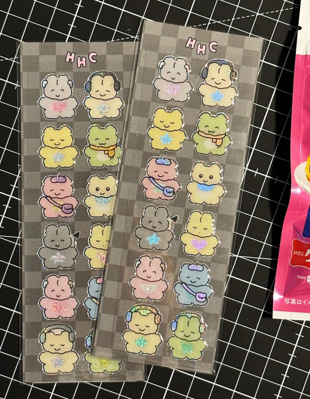 [Heeheeclub] Kitsch Point Epoxy Sticker Sheet