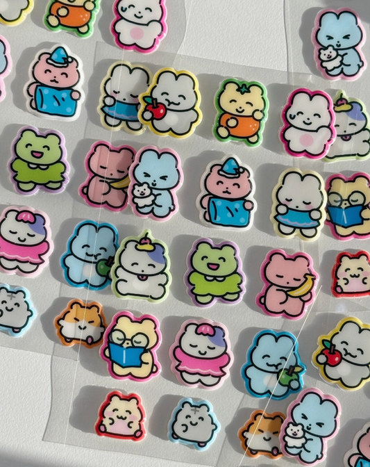 [Heeheeclub] Daily PVC Sticker Sheet