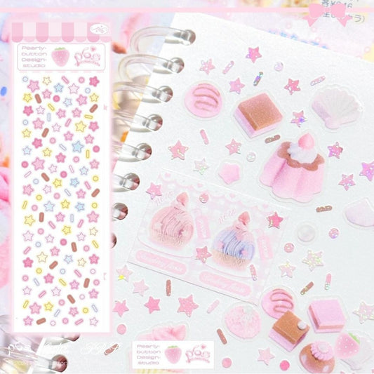 [Pearly Button] Sweet Sprinkle Sticker Sheet