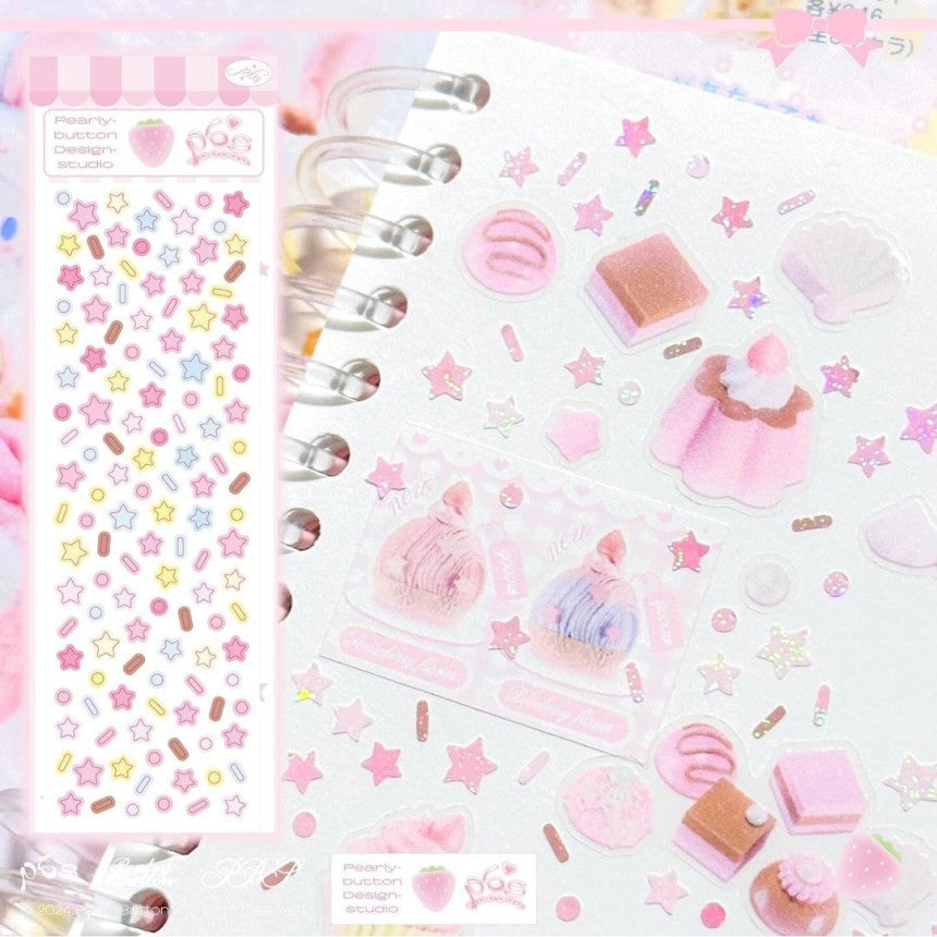 [Pearly Button] Sweet Sprinkle Sticker Sheet