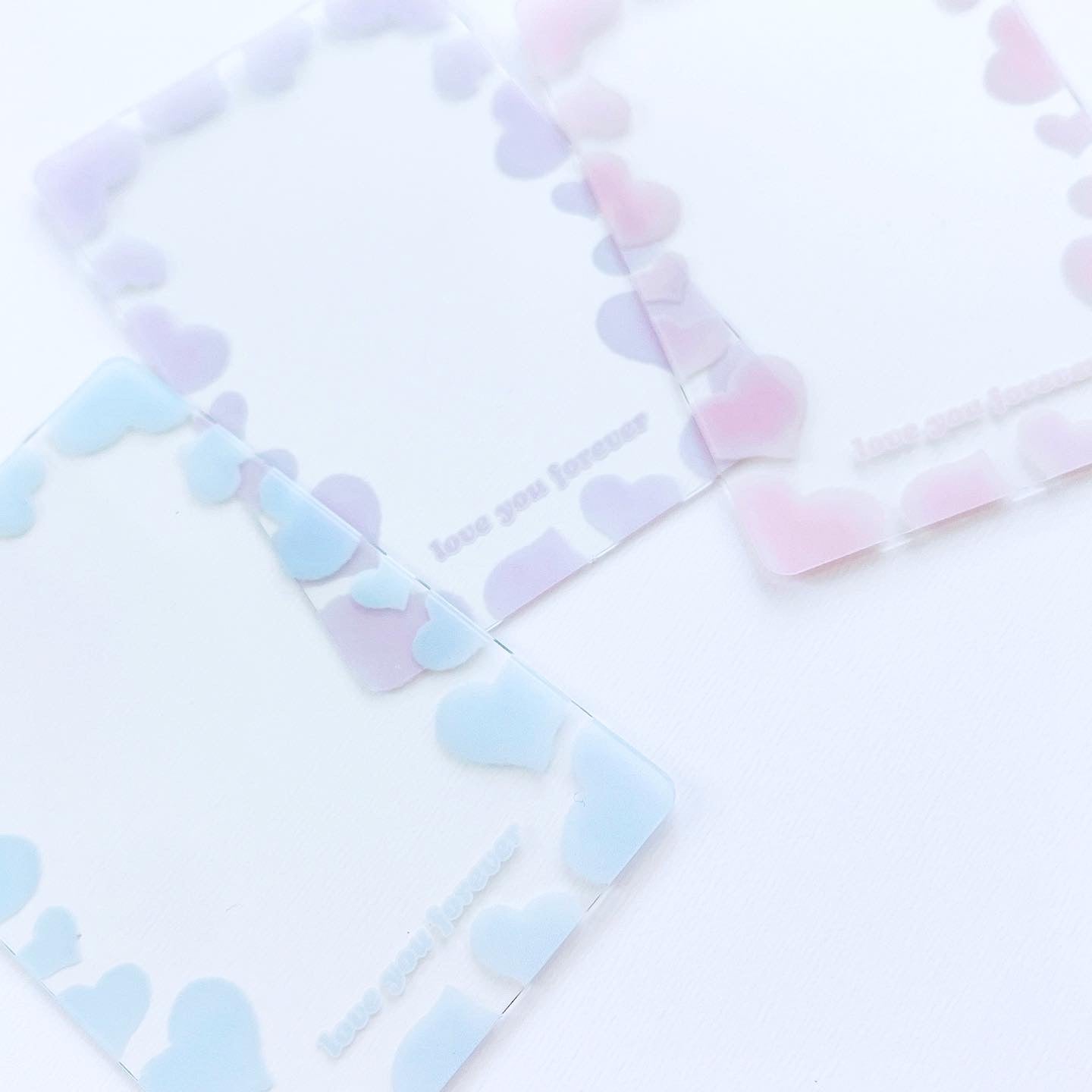 borahstudio Fluffy Love Photocard Cover