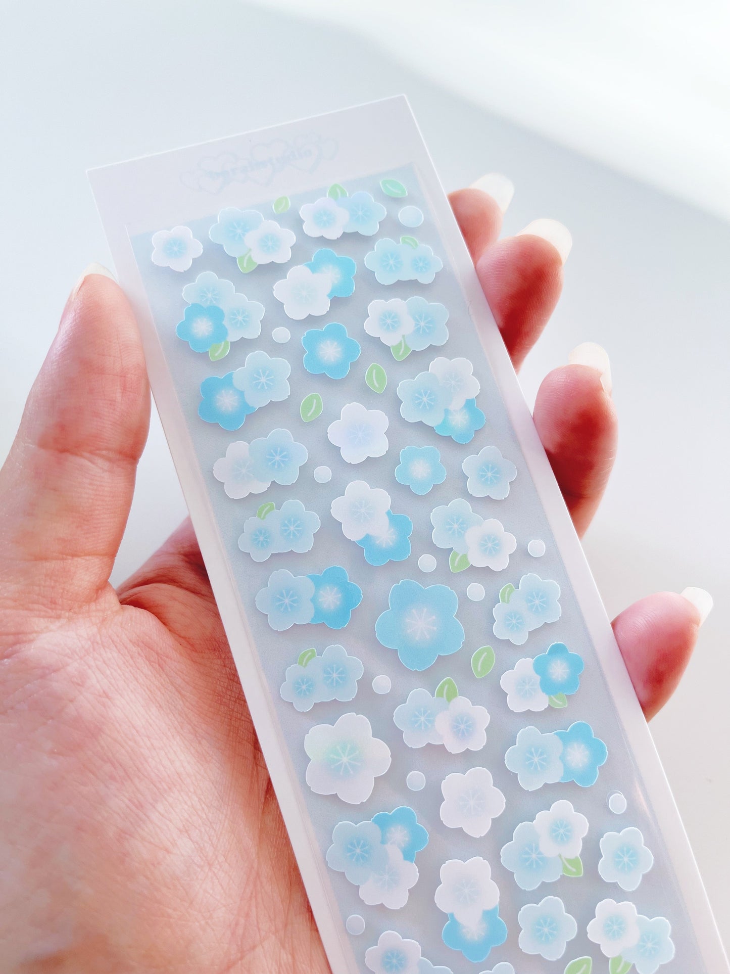 Borah Studio Blue Sakura Deco Sticker