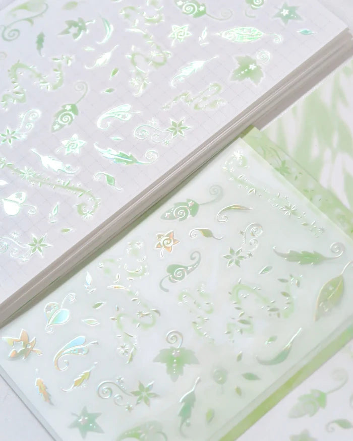 [Pearly Button] Forest Whisper Sticker Sheet