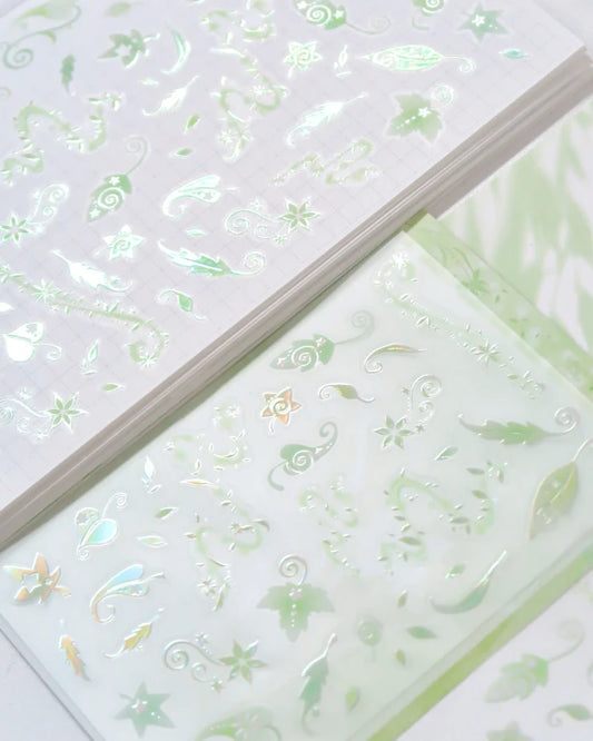 [Pearly Button] Forest Whisper Sticker Sheet