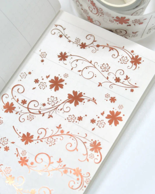 [Pearly Button] Fallen Trace Kiss Cut Tape