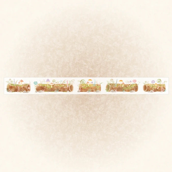 [Pearly Button] Acorn Forest Washi Tape