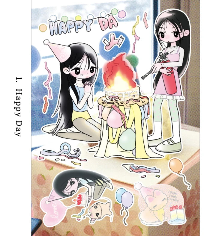 [Nanasmood] Happy Day Sticker Sheet