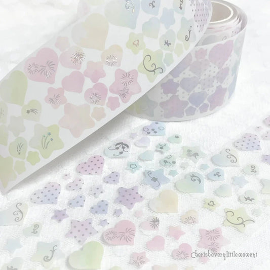 [Cherish 203] A Heart That Slowly Seeps In Kiss Cut Tape