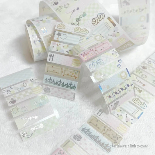 [Cherish 203] Little Pieces of a Warm Day Kiss Cut Tape
