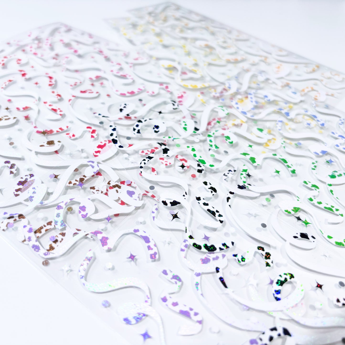 borahstudio Cow Print Confetti Deco Stickers (9 colors)