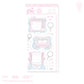 [Pearly Button] Cyber Gaming Console Frame Sticker