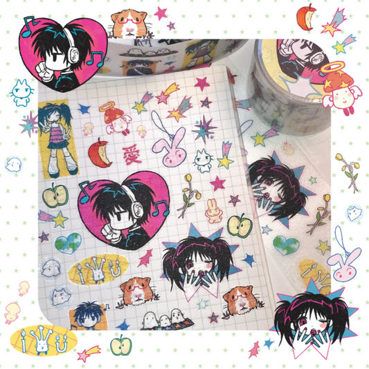 [Amustew] Waggle Waggle Kiss Cut Tape