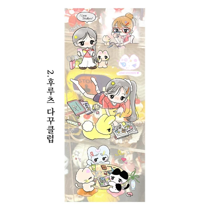 [Nanasmood] Fruits Dakku Club Sticker Sheet