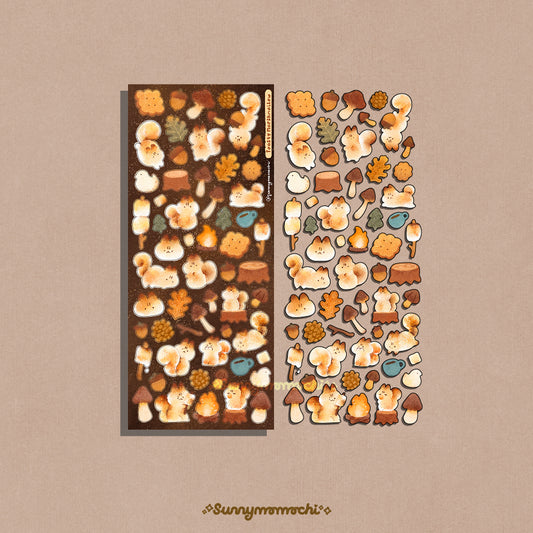 [Sunnymomochi] Toasty Marshmallow Deco Sticker Sheet
