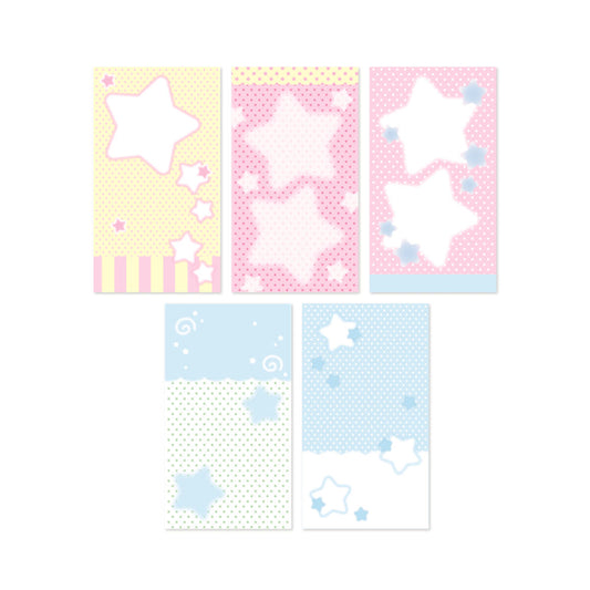 [Nevertheless] Long Memo Sticker Set – Star Star Star