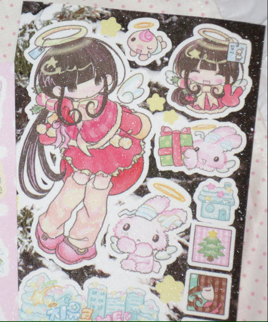 [Yaong Peace] Snowy Day Sticker Sheet (Renewed)