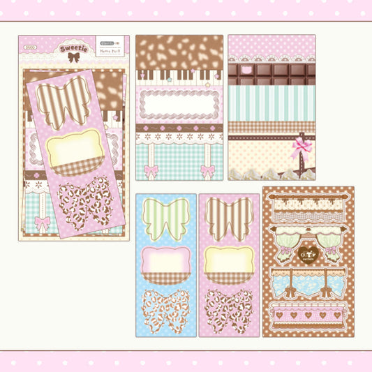 [3eotty] Sweet Long Memo Sheet Pack