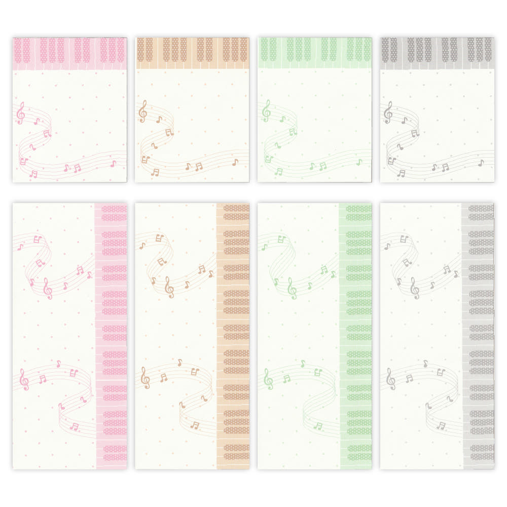 [A Scoop of P] Music Time Memo Sticker Pack (2 Options)