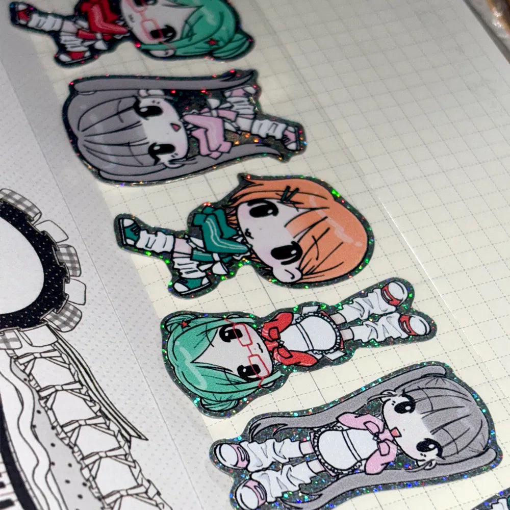 [Zkzk Studio] Jersey Maid Girls Sticker Sheet
