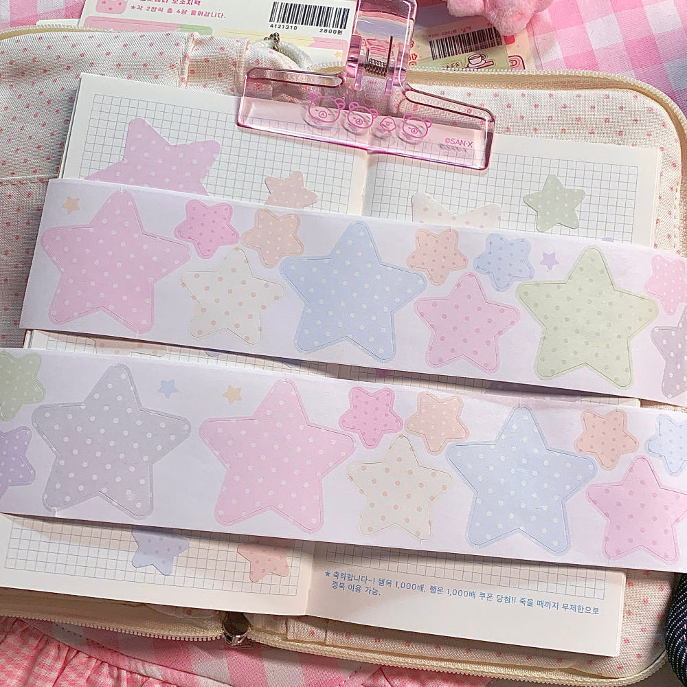 [Malangcong] Star Star Memo Kiss Cut Masking Tape