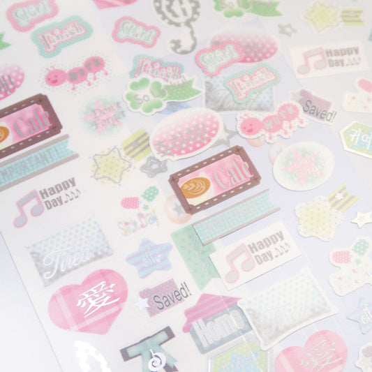 [St2krs] How Is Your Day Deco Sticker Sheet
