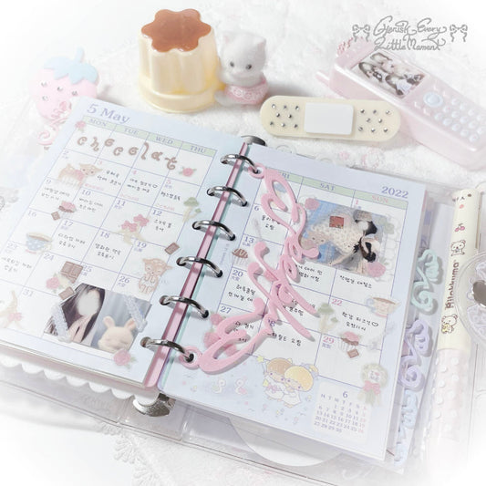 [Cherish 203] 6 Ring Weekly Index Holder