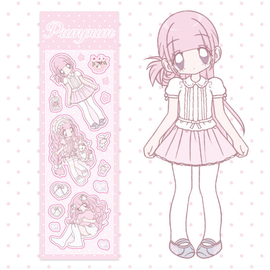 [Rumpumpum] Loner Girl Meta!! Daily Sticker Sheet (Clear)