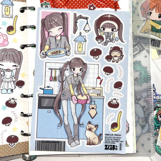 [Zkzk Studio] Mushroom Soup Sticker Sheet
