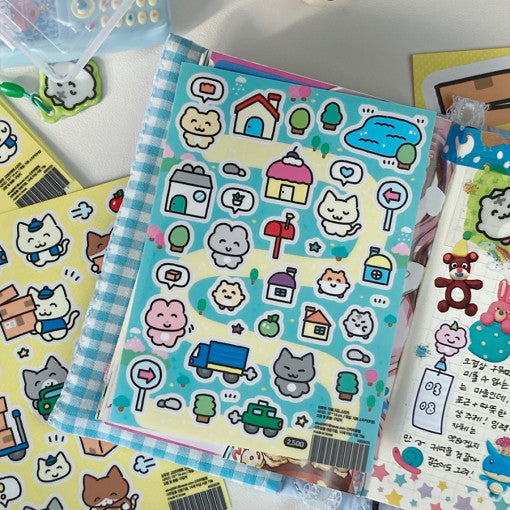 [Heeheeclub] Village Map Sticker Sheet