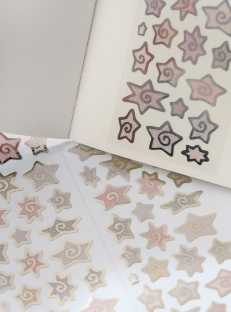 [St2krs] Star Pebbles Deco Sticker