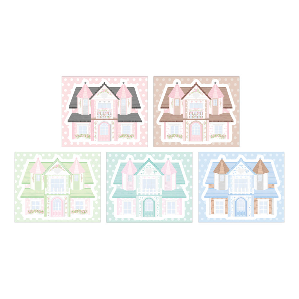 [Pearly Button] Little Doll House Memo Sticker Pack