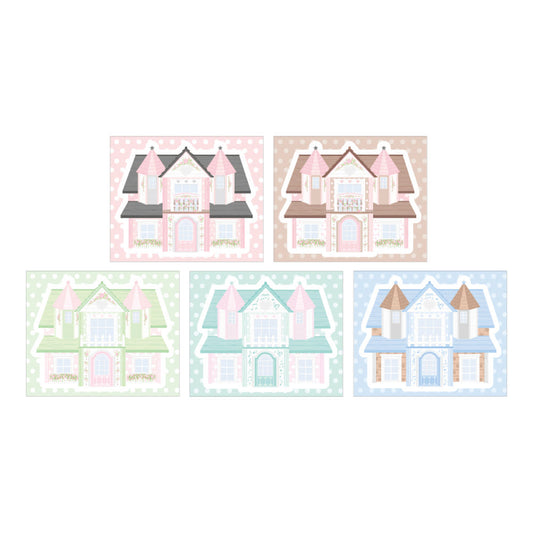 [Pearly Button] Little Doll House Memo Sticker Pack