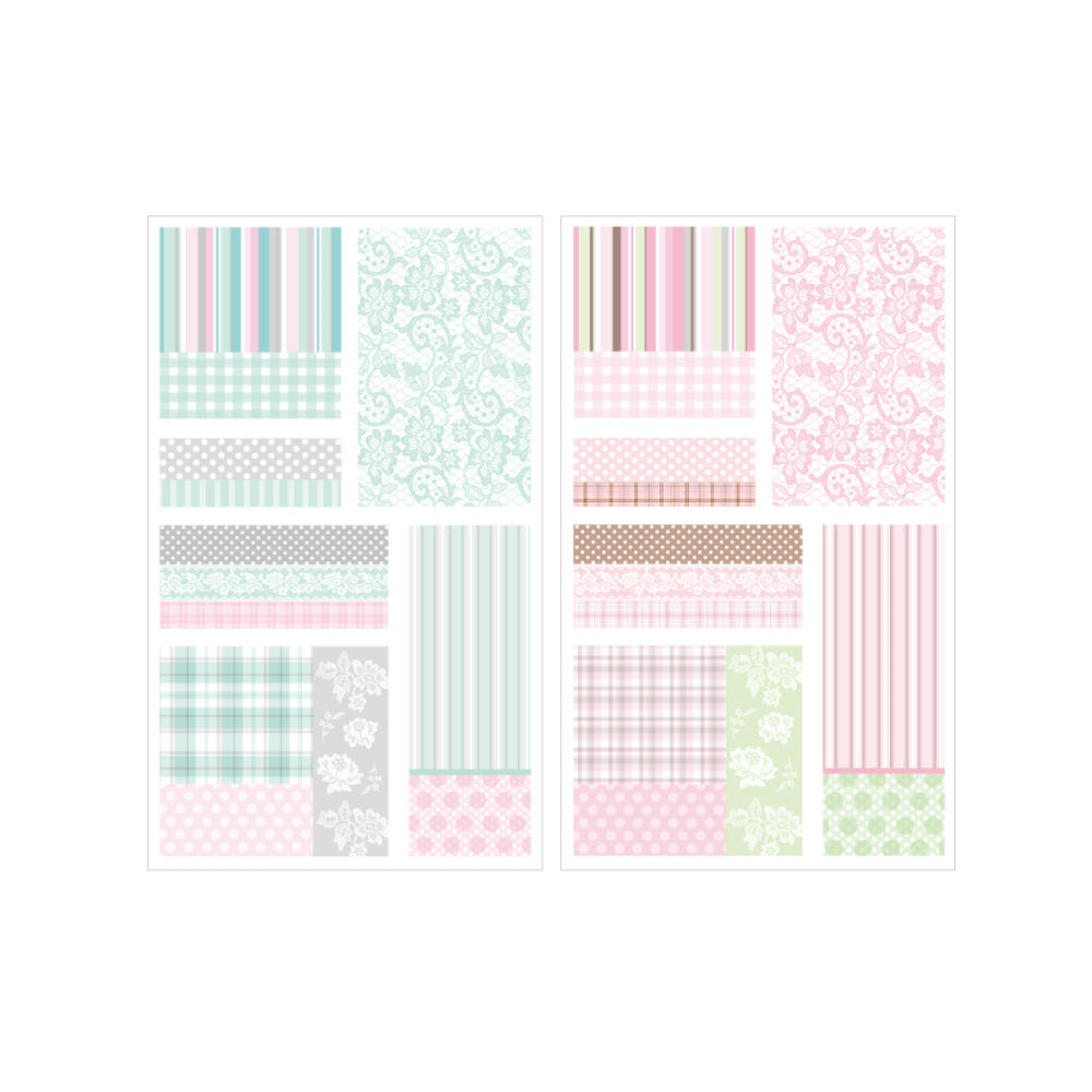 [Pearly Button] Swatch Memo Sticker Pack