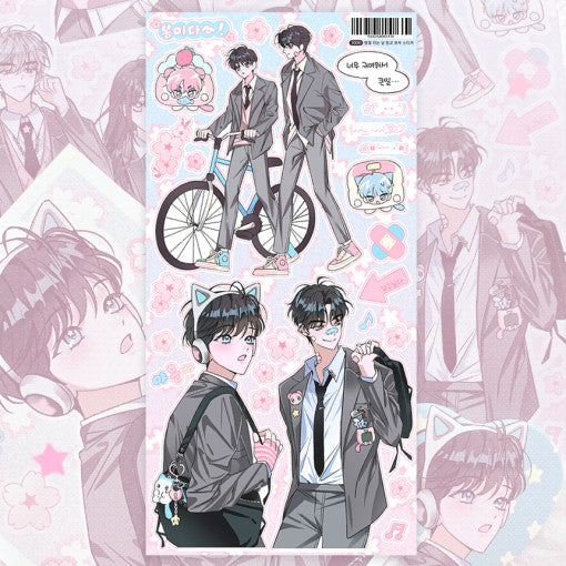 [Yifuu.0u] Hoseok Going to School on A Cherry Blossom Day Sticker Sheet