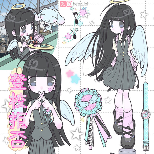 [Heez] School Refusal Sticker Sheet