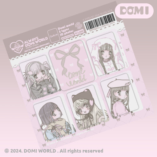 [Domi World] Winter ID Photo Sticker