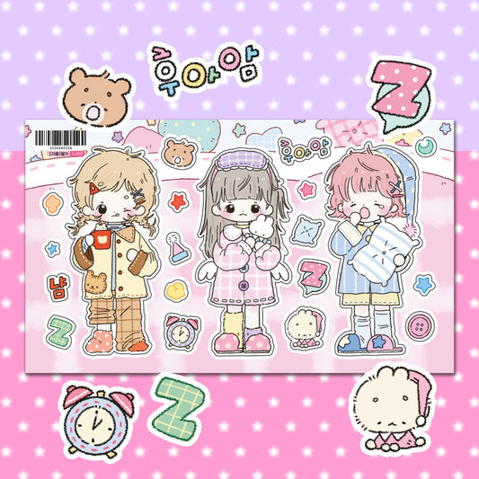 [Jeeyoom] Good Night Sticker Sheet