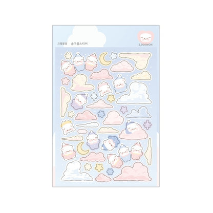 [My Mousse] Cotton Cloud Sticker