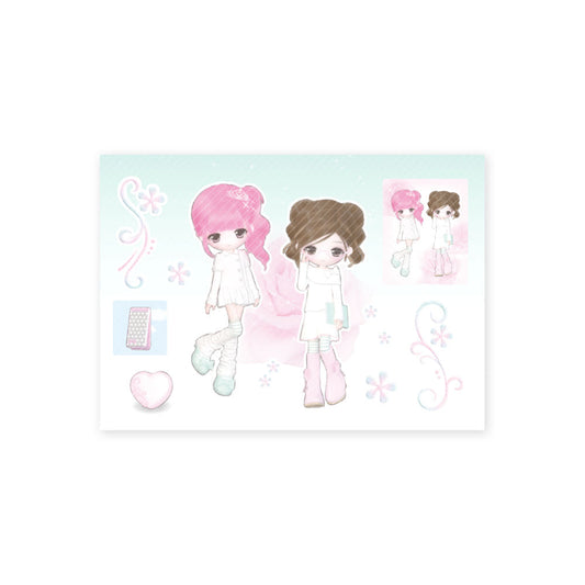 [Coral Tree] White Look Sticker